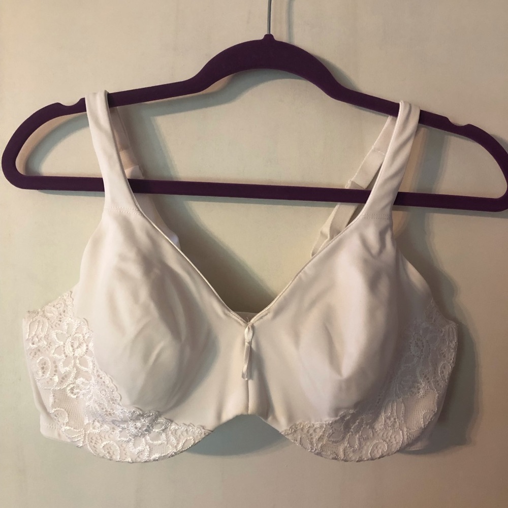 Olga underwire white bra